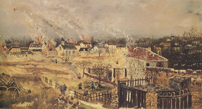 Henri Rousseau The Battle of Champigny